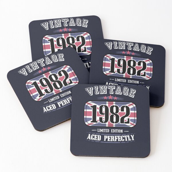 Item preview, 40 Years Old Born in 1982 Vintage Union Jack  designed and sold by JooArtPrints  ★★★★★.