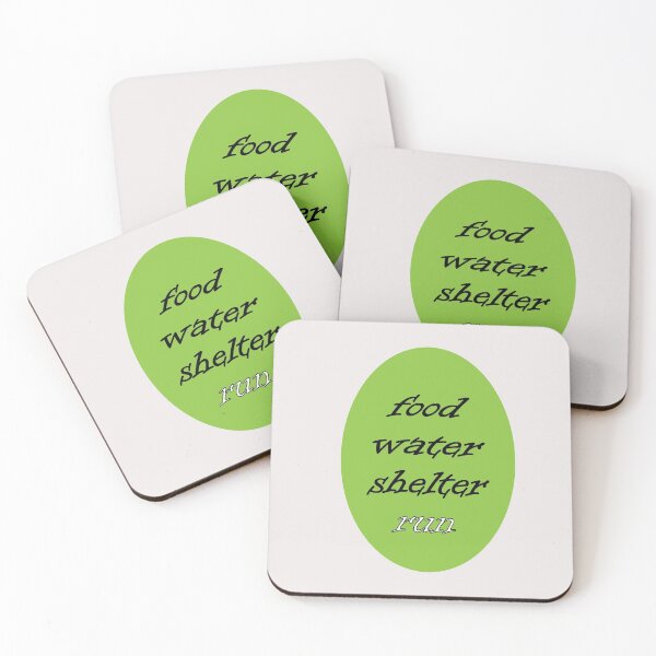 Item preview,   food water shelter run designed and sold by saidaone.