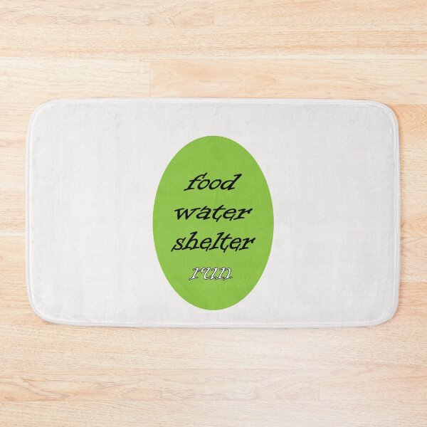 Item preview,   food water shelter run designed and sold by saidaone.