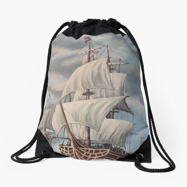 Ships V1 Drawstring Bag