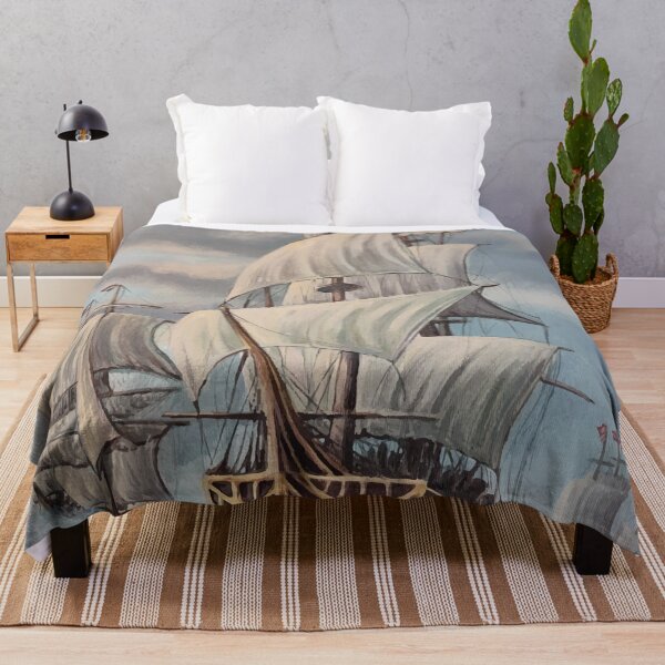 Ships V1 Throw Blanket