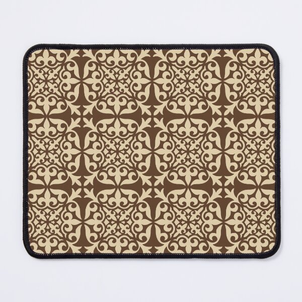 Item preview, Moroccan Tile, Chocolate Brown and Beige designed and sold by Marymarice.