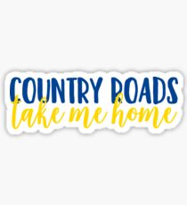 Country Roads, Take Me Home Sticker