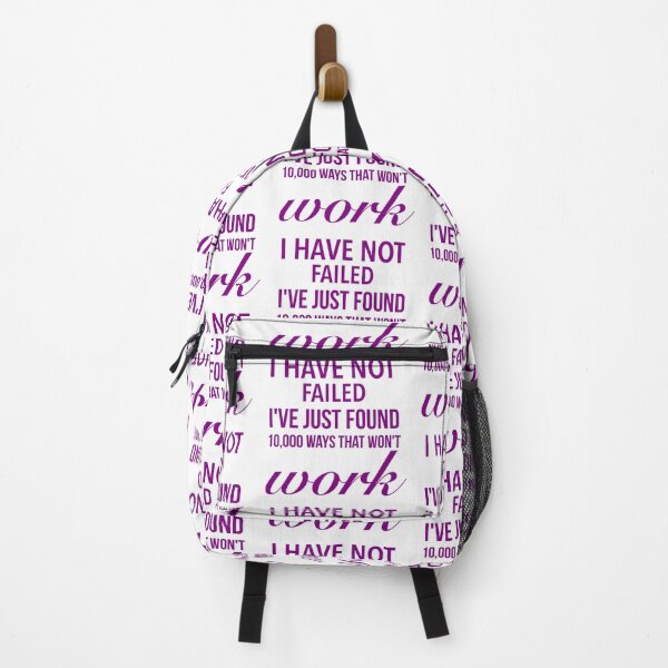 Item preview, I have not failed, I've just found 10,000 ways that won't work - Motivational Words designed and sold by Delandor.