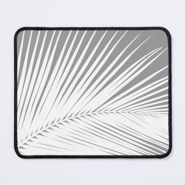 Item preview, Palm Leaf, Grey / Gray and White designed and sold by Marymarice.