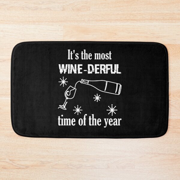 Item preview, funny wine christmas saying designed and sold by pirminio.