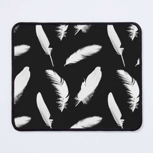 Item preview, White Feather Print on Black designed and sold by Marymarice.