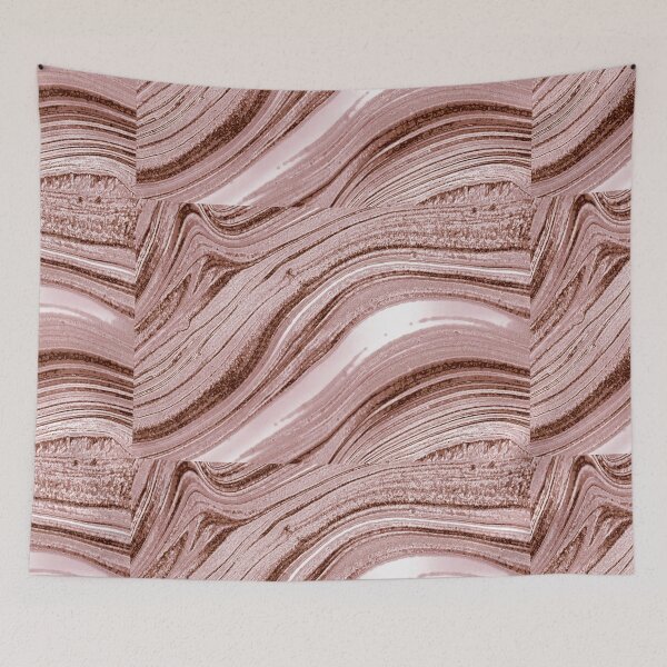 Item preview, Rose Gold Liquid Pink Marble designed and sold by newburyboutique.