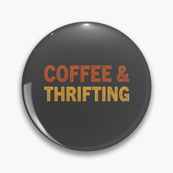 Item preview, Coffee and Thrifting lover Cute Shopping Retail Therapy  designed and sold by Dream-bubble.