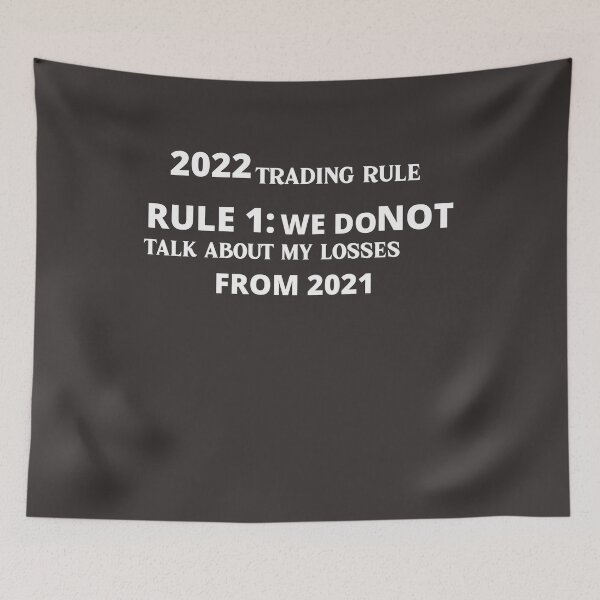 Item preview, 2022 Trading Rule- New year-2022- Unique gift for stock market, crypto, options trader, forex traders and day traders designed and sold by TradingTeesKids.