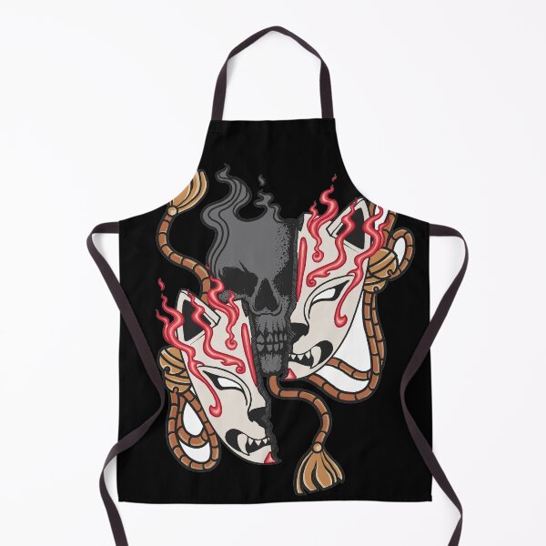 Item preview, japanese kitsune fox mask designed and sold by bisly.