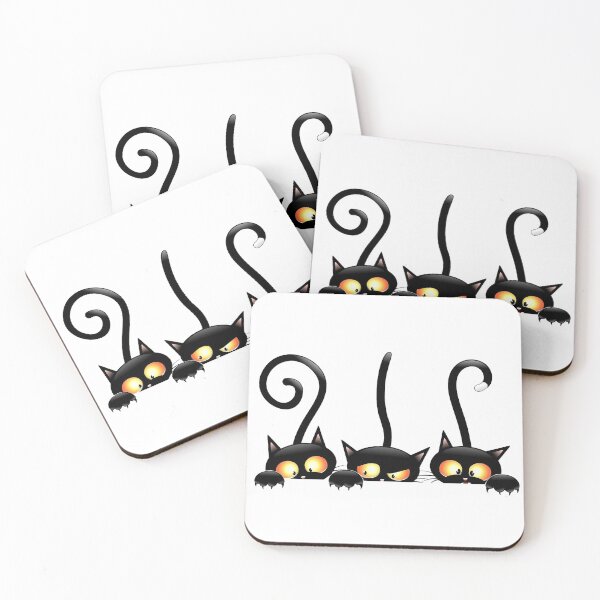 Item preview, Black cats designed and sold by WorldoftheRose.