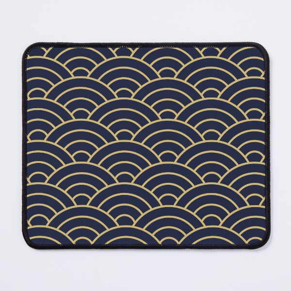 Item preview, Blue and gold designs and flower patterns designed and sold by johnrk.