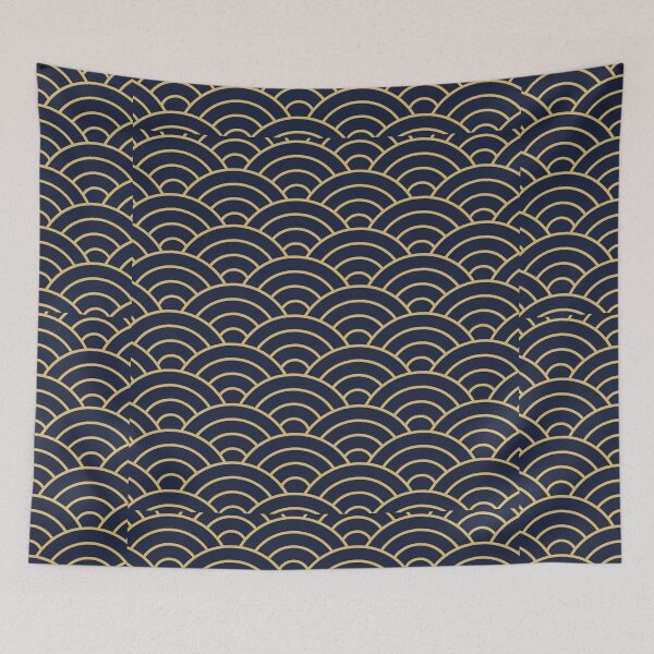 Item preview,  Blue and gold designs and flower patterns designed and sold by johnrk.