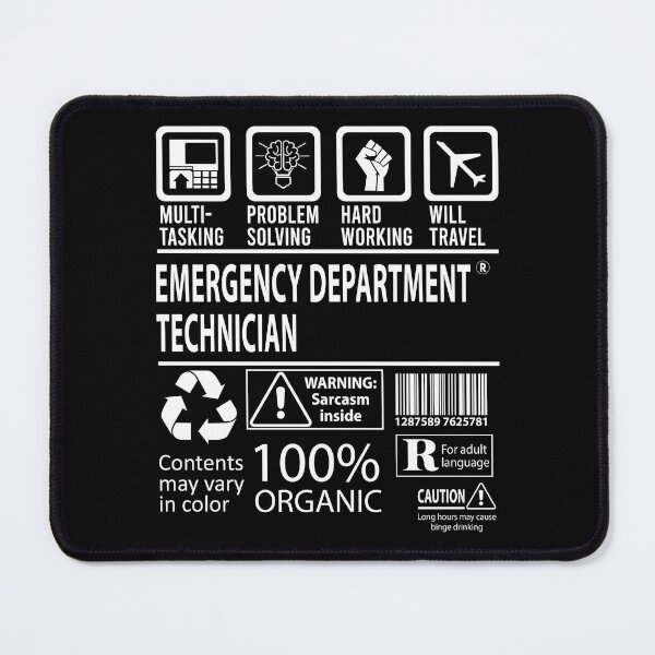 Item preview, Emergency Department Technician T Shirt - MultiTasking Certified Job Gift Item Tee designed and sold by killingworthhi.