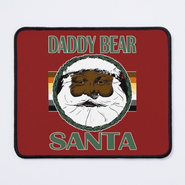 Item preview, Darker Completion Daddy Bear Santa Christmas Design designed and sold by LthrDaddyBear.