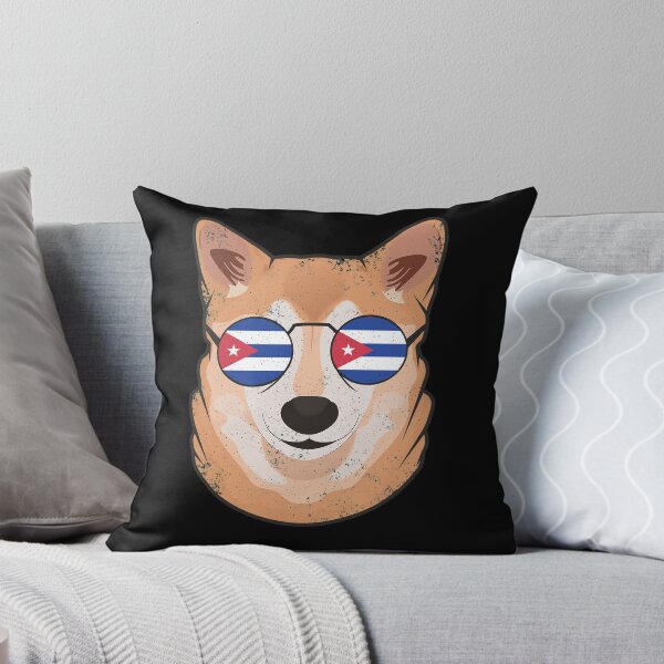 Item preview, Vintage Patriotic Shiba Inu Cuban Flag designed and sold by feether-store.