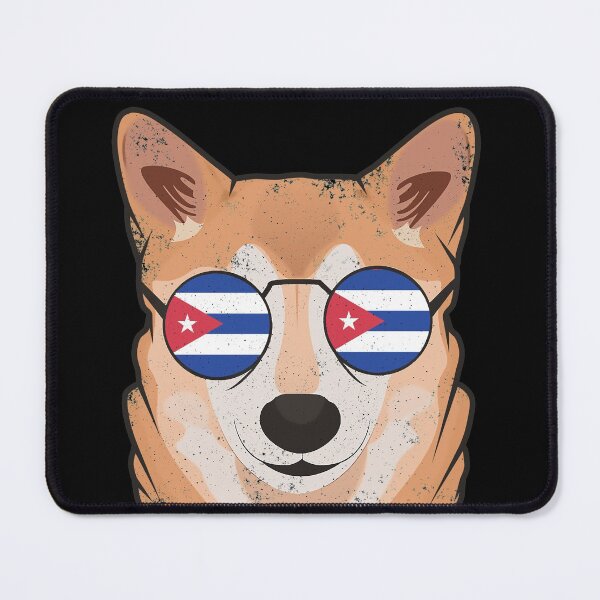 Item preview, Vintage Patriotic Shiba Inu Cuban Flag designed and sold by feether-store.