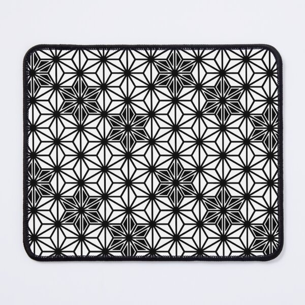 Item preview, Japanese Asanoha Pattern, White and Black designed and sold by Marymarice.