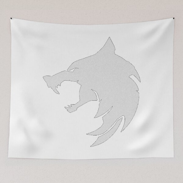 Item preview, Witcher Wolf Logo designed and sold by Fan Service.