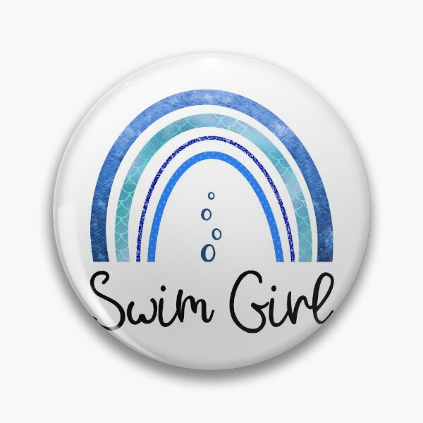 Item preview, Swim Girl Quote / Water Colors Rainbow Swimming Athlete design designed and sold by CreatedByHeidi.