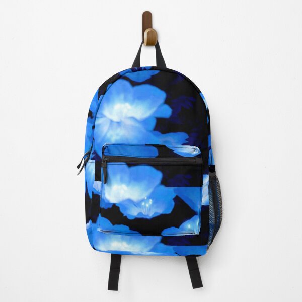 Item preview, Trendy Cerulean Blue Nature Pale Flowers designed and sold by Angees.
