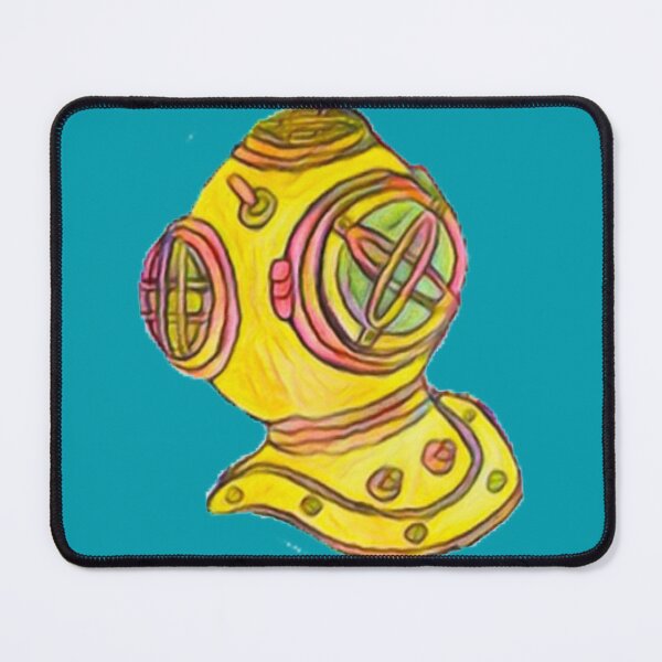 Item preview, Antique Scuba Dive Helmet designed and sold by LuvbuzzArt.