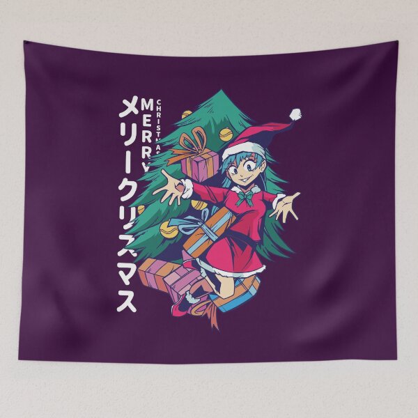 Item preview, Christmas anime girl designed and sold by TamGustam.