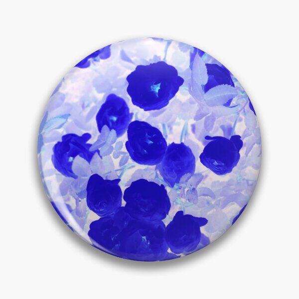 Item preview, Floral Motives with Blooming Small Royal Blue Roses designed and sold by IraNiva.