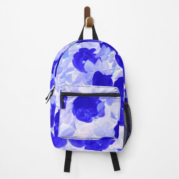 Item preview, Floral Motives with Blooming Small Royal Blue Roses designed and sold by IraNiva.