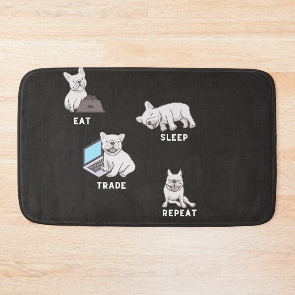 Item preview, Eat-Sleep,Trade,Repeat -Dog lover - Unique gift for stock market, crypto, options trader, forex traders and day traders designed and sold by TradingTeesKids.