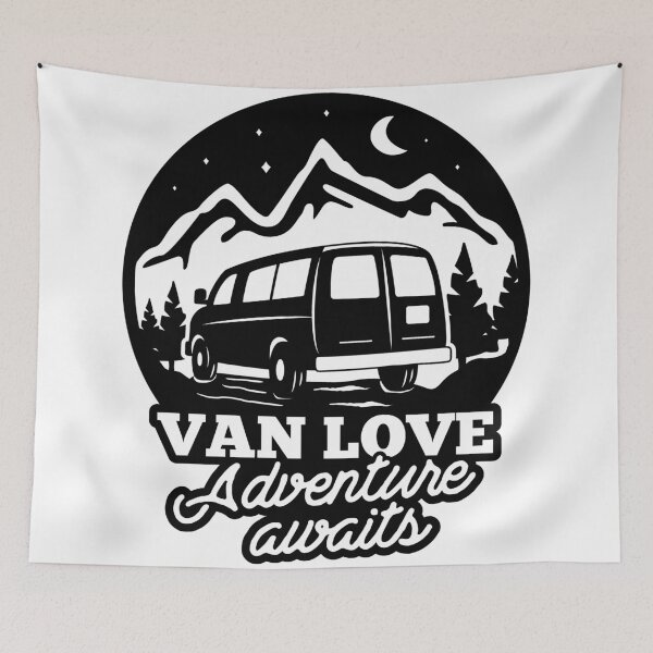 Item preview, Adventures Awaits Van Love designed and sold by storyboxdesigns.