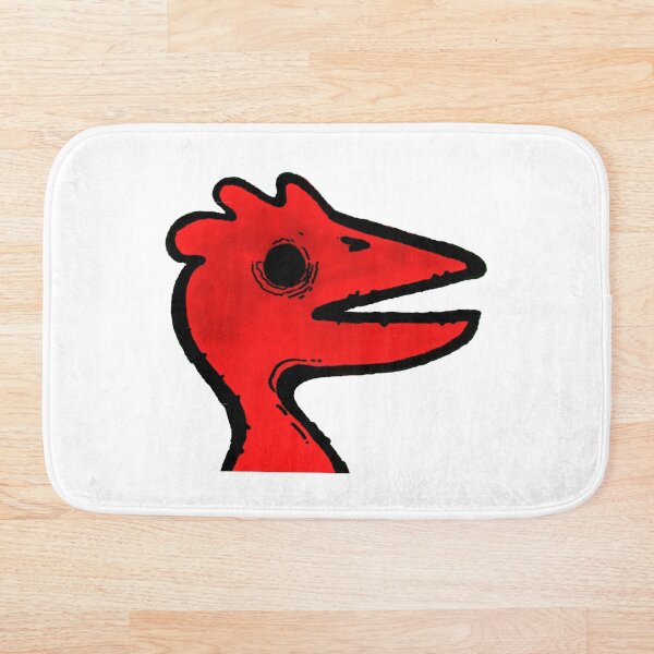 Aperçu de l'œuvre Tête d'oiseau rouge créée et vendue par Phosfate.
