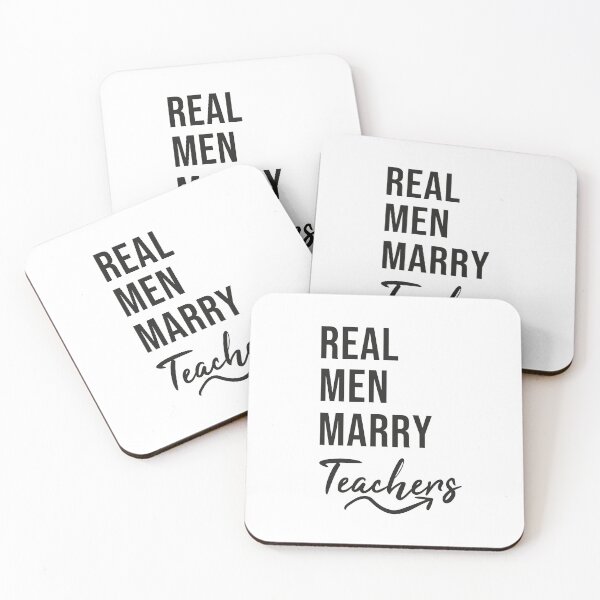 Item preview,  Real Men Marry Teachers designed and sold by Mer Yem.