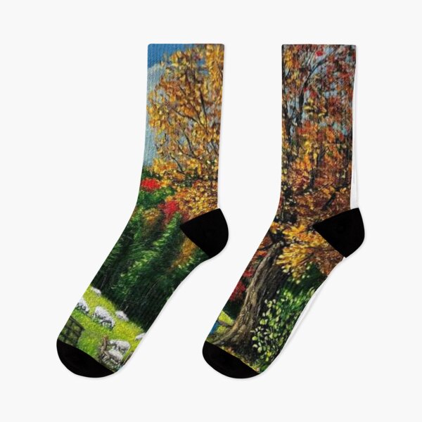 Item preview, Painting of a colourful park designed and sold by VIVEK KUMAR RAI.