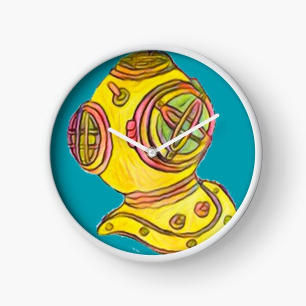 Item preview, Antique Scuba Dive Helmet  designed and sold by LuvbuzzArt.