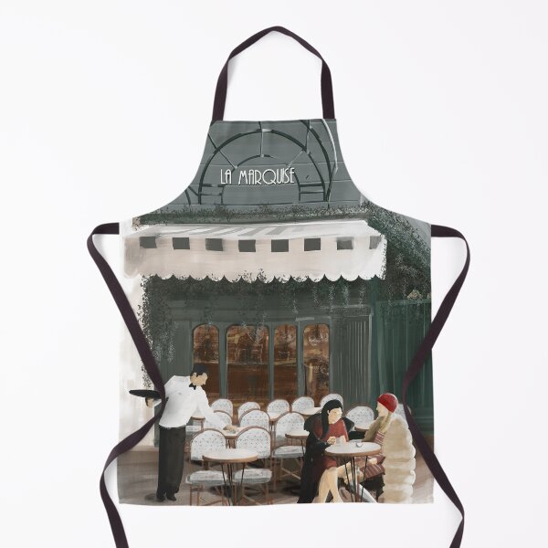 Item preview, Paris café restaurant poster print designed and sold by Arctic frame studio.
