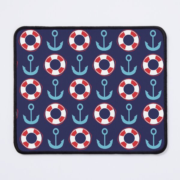 Item preview, Lifebuoy and anchor, maritime design designed and sold by AGNATA Design.