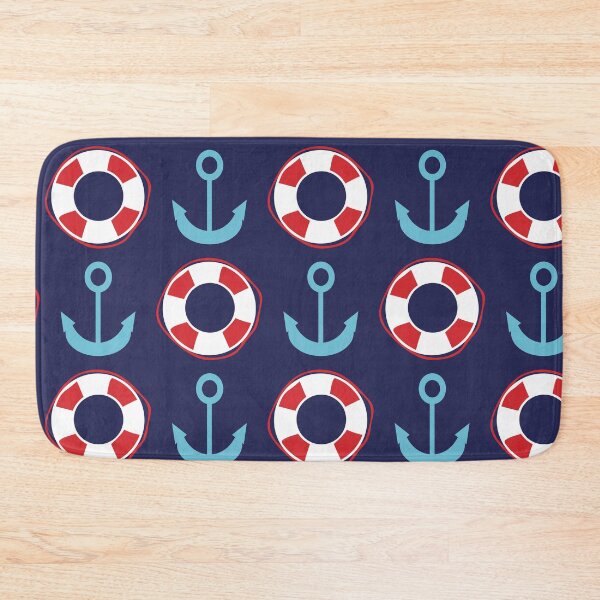 Item preview,  Lifebuoy and anchor, maritime design designed and sold by AGNATA Design.
