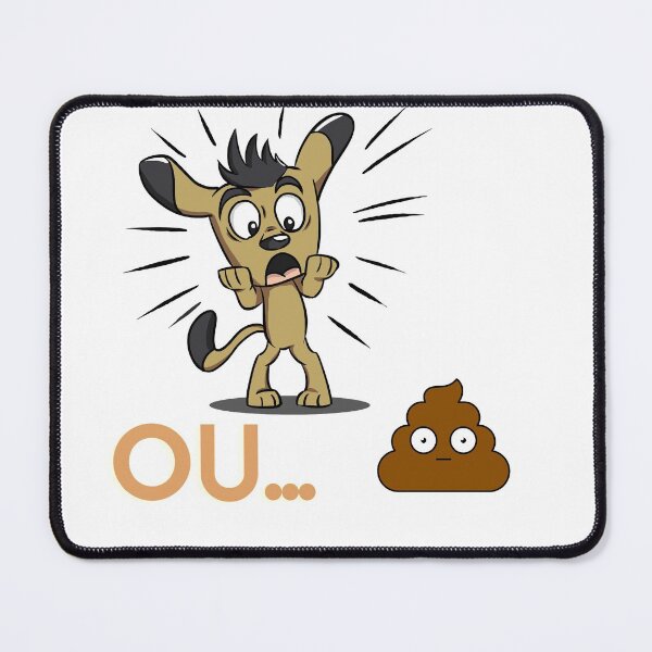 Item preview, Little trouble maker dog and poo designed and sold by MindOfCreation.
