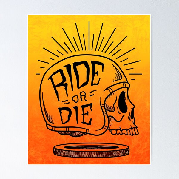 Item preview, Ride or Die (Gradient) designed and sold by SoulArtLove.