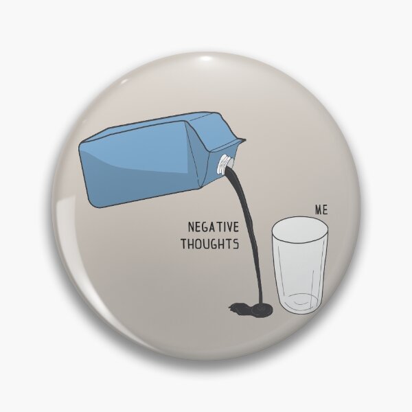 Item preview, negative thoughts designed and sold by FunnyGrief.