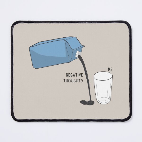 Item preview, negative thoughts designed and sold by FunnyGrief.
