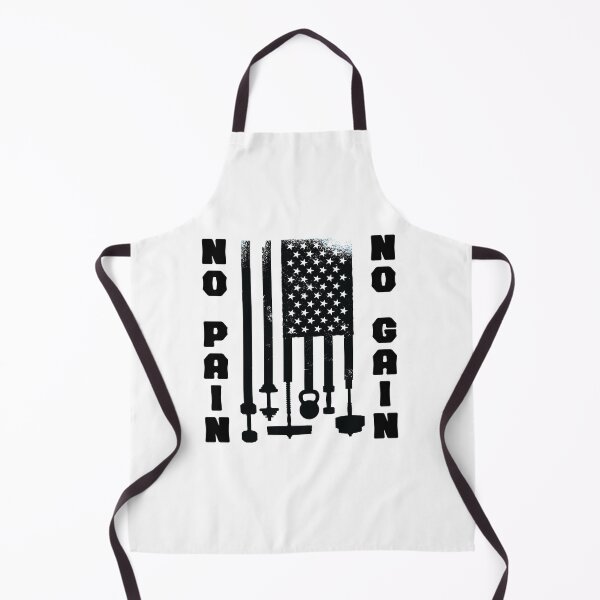 Item preview, No Pain No Gain Workout American Flag Weight Lifting USA design designed and sold by CreatedByHeidi.