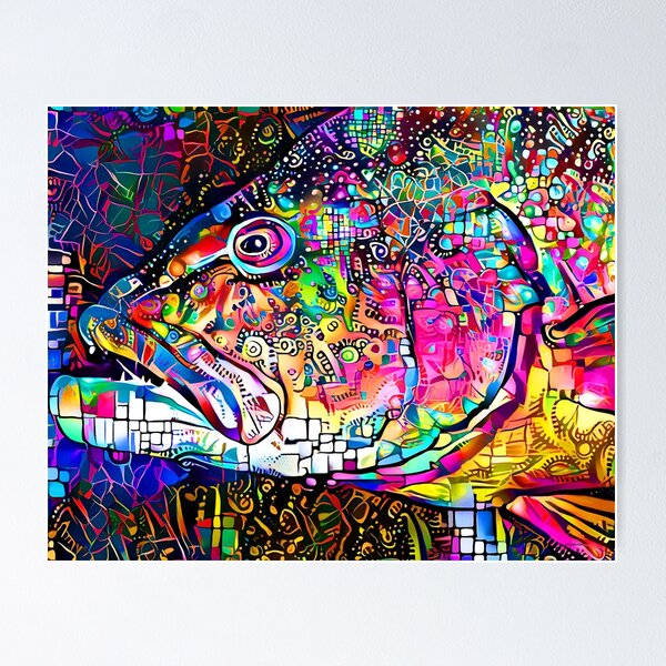 Whimsical Fish Art Posters for Sale