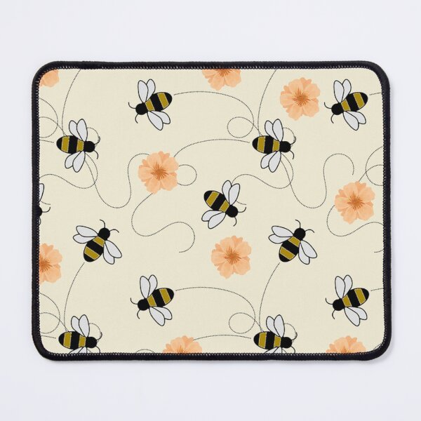Item preview, Honeybees and Orange Flowers designed and sold by silviaol.