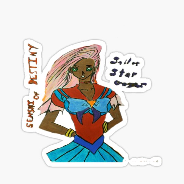 Vista previa del artículo con la obra «Senshi Sailor Star», diseñado y vendido por Avaprints.