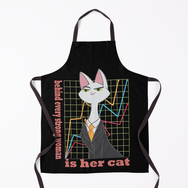 Item preview, Behind Every Strong Woman Is Her Cat designed and sold by solimangomaa.