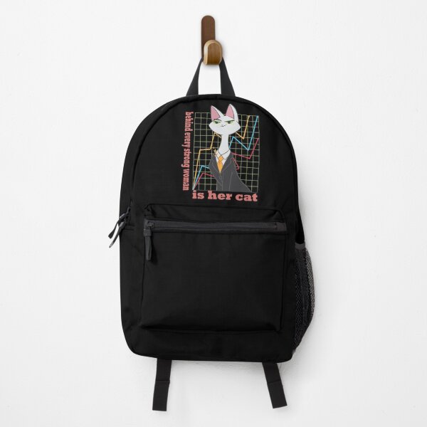 Item preview, Behind Every Strong Woman Is Her Cat designed and sold by solimangomaa.