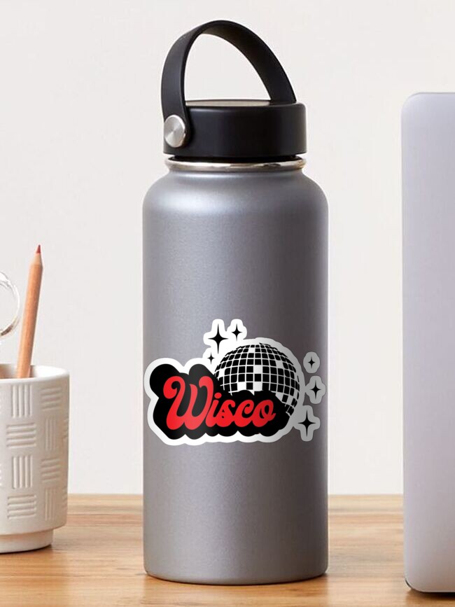 Wisco Disco Sticker for Sale by Recess Apparel